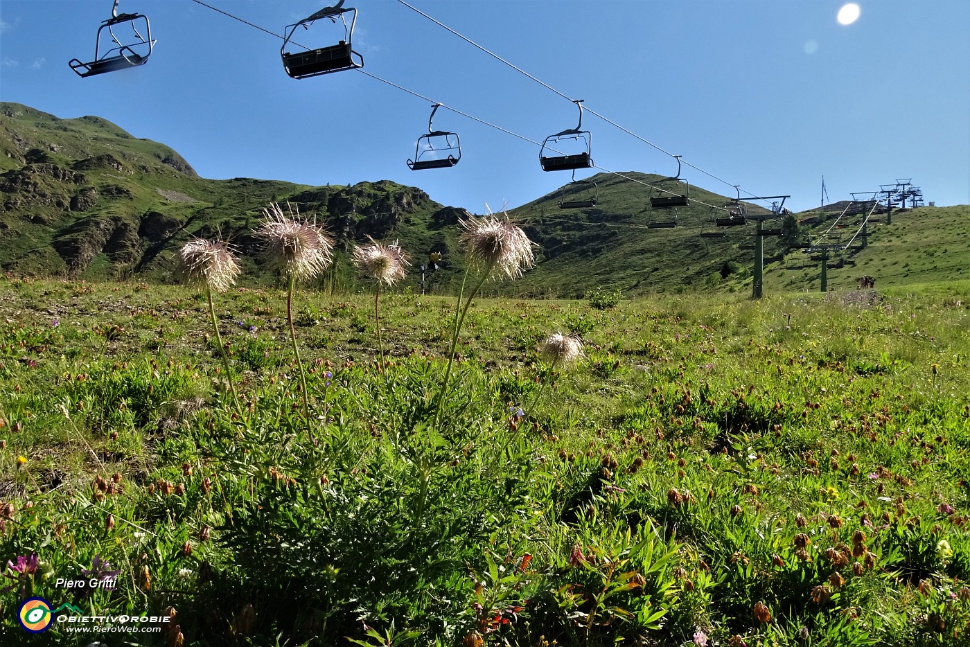 13 Salgo in direttissima la pista di sci verso Montebello- Terrazza Salomon.JPG